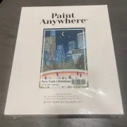 Paint Anywhere 8 x 10 Canvas - New York Christmas - Paint by Numbers Kit