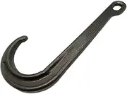 Obstacle car 4T/5T Transport Tow Chain J Hook Long Shank - Obstacle Transport Tow Chain With 2 Grab Hooks, Chain Length 1m, Transport Tow Chain Galvanized Safety Hook,For Car Wrecker Recovery Breakdow