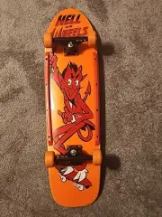 Strangelove Red Hell On Wheels Complete Skateboard Indy Hollows Red Dyed Powell