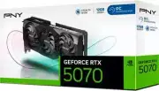 PNY GeForce RTX 5070 12GB OC GDDR7 Triple Fan - BLACK