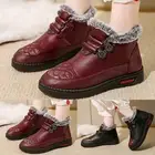 Fashion Winter Women Snow Boots Flat Bottom Soft Bottom Non Slip Waterproof