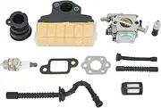 XXUMKL Fit For Chainsaw Repair Kit Featuring A Carburetor With An Integrated Air Filter For Various Models From M021 To M250