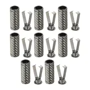 Shoelace Tips, 16Pcs Shoelace Head Tips for Shoes String, Dark Grey Style B