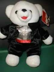NEW Holiday Time 2012 Mini Snowflake Teddy Plush 12" Bear (T81)
