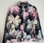 Adidas Girls Size Xl 16 Track Jacket New Printed Tricot Clothes