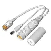 48V Standard POE Splitter Cable Separator with 5.5x2.1mm DC Connector