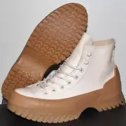 Converse Chuck Taylor All Star Hi Lugged Winter 2.0 Shoes Womens 6.5 Egret Twine