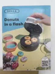 Donut Maker Electric Non-Stick Surface Makes 3 Small Doughnuts Fall Baking