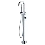 Kaya Floor Mounted Bath Mixer With Hand Shower
