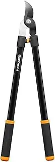 Fiskars L11 Solid Bypass Lopper, Black/Orange