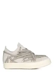 Rick Owens Hollywood Megalace $1180 Dinge/Milk Suede Sneakers New & Authentic
