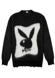 Saint Laurent Playboy Mohair-blend Jumper - Black - M M