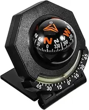 Car Compass Ball Dashboard Navigation Decor for Vehicles High Precision Outdoor Compass for Camping Road Trips and Use Present for Travelers and Adventurers