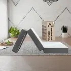 Treaton 4-Inch Tri-Folding Gel Memory Foam Portable Floor Mattress | Breathab...