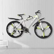 Wall Mounted Bike Hanger Holder Adjustable Bicycle Rack Storage Rotatable Cycling Hanger Hook for Hanging Road Mountain Hybrid Bicycle Black