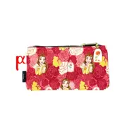 Loungefly Disney Beauty and the Beast Belle Roses Floral Cosmetic Pouch