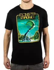 Monster Magnet Band Gift For Fans Cotton Black All Size Unisex Tee Shirt