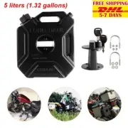 B1 Black Side Spare Oil Tank Fuel For Honda Ct125 Motorcycle Can Petrol Gas 5L