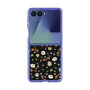 Galaxy Z Flip7 Impact Magnetic Case Flower Power Dark by Martina Martian