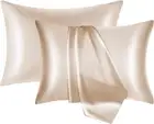 Mulberry Silk Pillowcase 2 Pack for Hair and Skin with Hidden Zipper,Both Sides