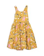 Worthy Threads Girls' Woven Cross Back Dress in Dogs - Little Kid
