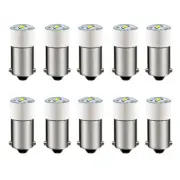 10x #47 #44 #1847 White Bayonet LED Light Replace for Incandescent Bulbs 6v 6.3v