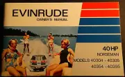 1973 EVINRUDE OUTBOARD 40 HP NORSEMAN OWNERS MANUAL P/N 207016 (704)