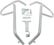 Motorcycle Engine Guard Fairing Frame Protector Upper Lower Crash Tank Bar Bumper,Compatible with F850GS F750GS F 750 850 GS 2017-2023(Upper-Silver)