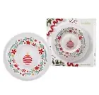 JOYFUL CHIP & DIP CHRISTMAS/X-MAS PLATTER BY LADELLE | NEW | 30.8x30.8x3.2cm