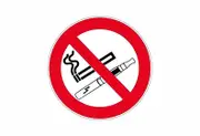 akachafactory Stick stick sticker adhesive signage panel does not ban vaping
