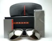 NEW PRADA LINEA ROSSA SPS 05R CCH-HD0 MIRRORED SUNGLASSES SIZE:58-17-135