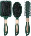 3 Pack Paddle Detangling Hair Brush, Wet or Dry Comb for Women, Men & Kids - Rem