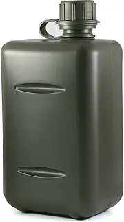 2 Litre South African Style Water Bottle | Leak Proof | Hydration | Durable High Density Polyethylene | Ergonomic Grip | Large Capacity | Sports Outdoor Use | Olive Green