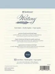 Strathmore 500 Series Writing Pad, Blank, 8.5"x11" Glue Bound, 50 Sheets