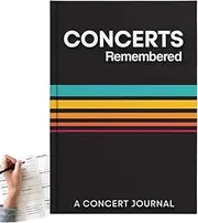 Concert Journal, Concerts Remembered Record Book, Track Favorite Concerts Journal, Concert Memories Book, Organize The Memories Of Your Favorite Concerts, Concert Journal, Tickets Diary [Flexibound]