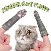 Finger Cat Paws (Set of 2) Kitty Cat Hand Puppet Play Toys - Archie McPhee