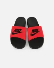 NEW Nike Benassi Slides Sandals "Red and Black"