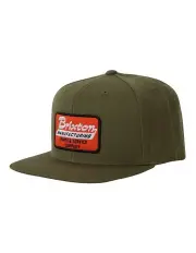 [Brixton] Townback Medium Profile Snapback in Green