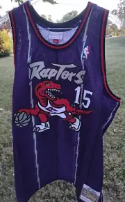 Mens 2xl Mitchell & Ness NBA Swingman Road Jersey Raptors 98 Vince Carter