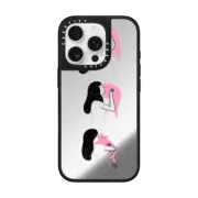 iPhone 16 Pro Mirror Case MagSafe Compatible Cat Cuddle