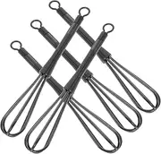 FRCOLOR Egg Hair Dye Whisk Mixers 5 Pack Small Plastic Stirrer Tools Ideal for