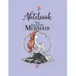 NOTEBOOK: DISNEY THE LITTLE MERMAID 30TH ANNIVERSARY LOGO GRAPHIC NOTEBOOK FOR GIRLS TEENS KIDS JOURNAL COLLEGE RULED BLANK LINE
