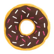 Zippypaws Jumbo Donutz Chocolate Squeaky Dog Toy
