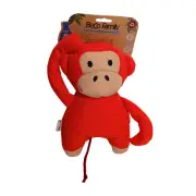 Beco Family Michelle The Monkey Plush Soft Squeaker Dog Toy - 11 Inches