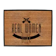 Ow Real Women Dive - Funny Novelty Doormat Man Cave Floor mat