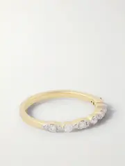 [STONE AND STRAND] STONE AND STRAND - Muse 10-karat Gold Diamond Ring - 7 7 Gold