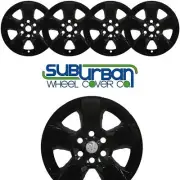 2019-2024 Ram 1500 Big Horn Tradesman 8237-GB 18" GLOSS BLACK WHEEL SKINS SET/4