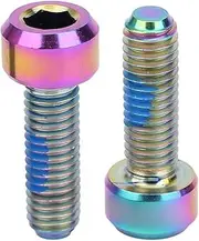 Titanium Alloy Mountain Bike Stem Screw Lightweight Road Bicycle Seat Tube Clip Ring Fixed Accessory