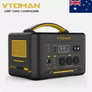 VTOMAN Jump 1500X 2.3kW Solar Generator LiFePO4 + Extra Battery