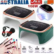 Rechargeable Cordless UV Nail Lamp - Fast Drying, 4 Timer, Touch, Auto Sensor
